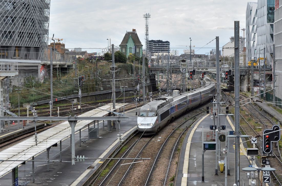 Gare de Rennes, voies Ouest